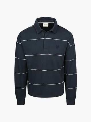 Lyle & Scott Polo Rugby Rayé Marine