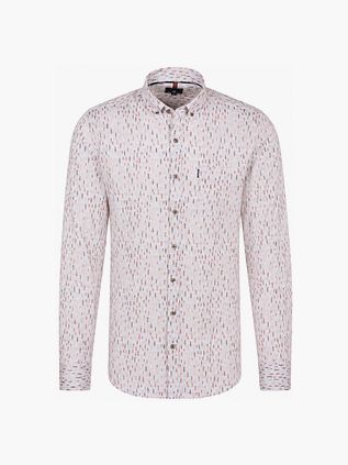 State of Art Skjorte Poplin Print Flerfarvet