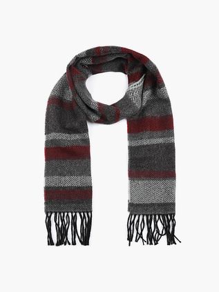 Suitable Herre Halsedisse Rød Grå