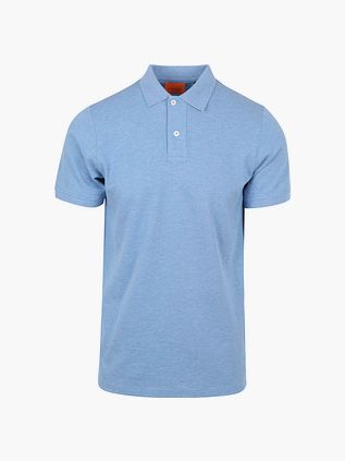 Suitable Mang Polo Shirt Blå