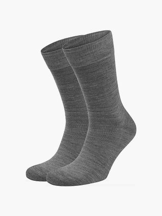 Suitable Merino Sokker Grå 2-Pack