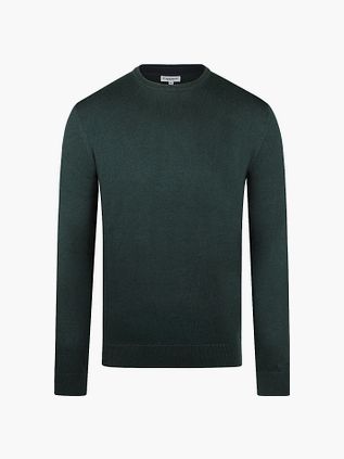 Sweter McGregor z mieszanki wełny merino w ciemnozielonym kolorze