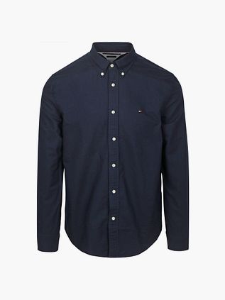 Tommy Hilfiger Oxford Skjorte Marineblå