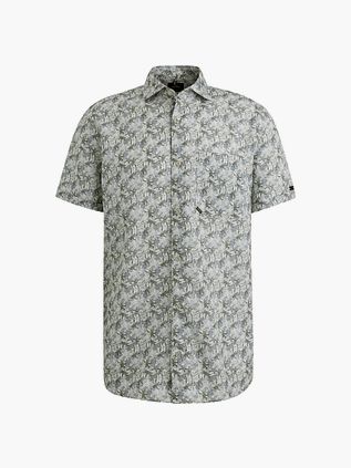 Vanguard Kortermet Skjorte med Trykk Blå Grønn