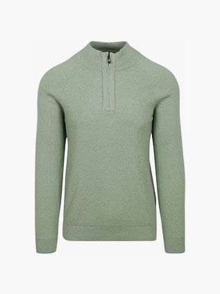 NZA Half Zip Trøje Ralph i Lysgrøn