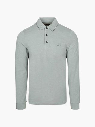 NZA Langærmet Polo Hamton Piquet Grøn