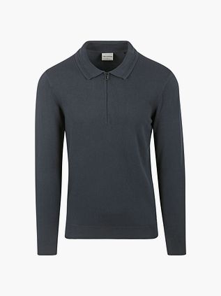 Polo de punto No Excess azul marino