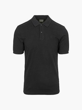 Scotch and Soda Polo piqué Core noir