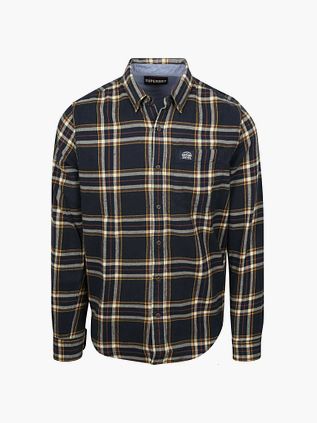 Superdry Karohemd Lumberjack Marineblau