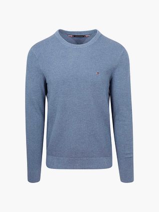 Tommy Hilfiger Struktur Pullover Blå