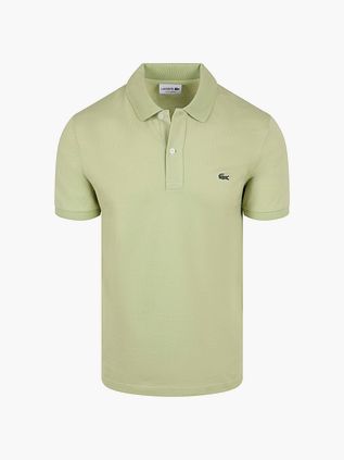 Koszulka polo Lacoste z piki w kolorze zielonym