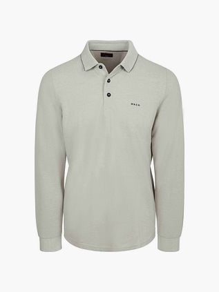NZA Longsleeve Polo Hamton Piqué Vert