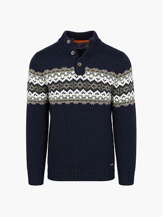 NZA Maglione Nordic Misto lana Blu navy