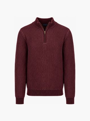 Suitable Bico Half-Zip Pullover Burgundy