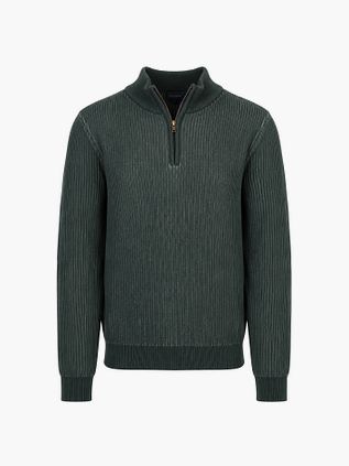 Suitable Bico Half Zip Pullover Dark Green
