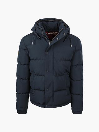 Superdry Puffer Jacket Hooded Everest Navy