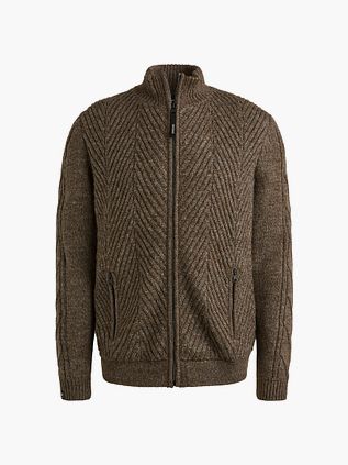 Vanguard Vest Structure Wool Blend Brun