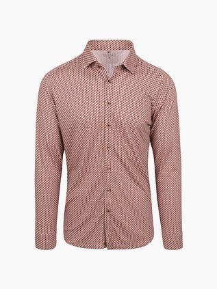 Desoto skjorte Fundamental Vibes trykk beige