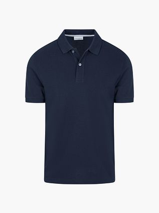 Profuomo Piqué Poloshirt Marineblå