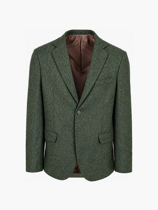 Steppin' Out Blazer Lamswol Green tweed