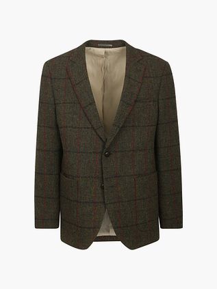 Steppin' Out marynarka Harris Tweed w ciemnozielonym kolorze