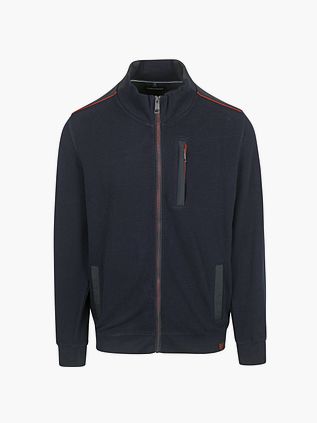 Casa Moda vest med lynlås i marineblå