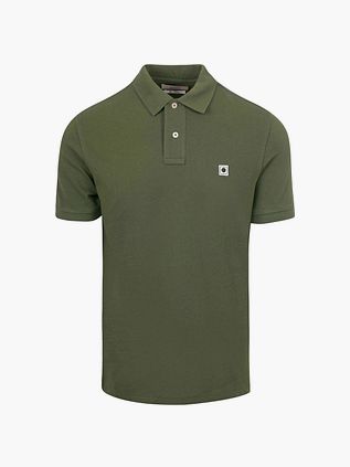 King Essentials Rene-poloen i olivengrøn