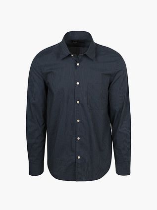 Marc O'Polo Shirt Vichy Checks Dark Blue