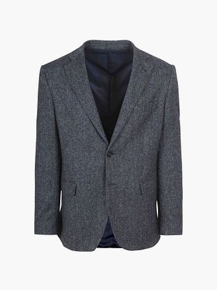 Passerende Birds Eye Colbert i Merinould i Marineblå