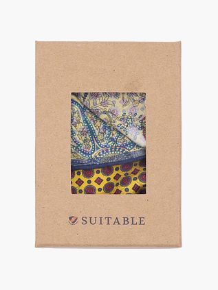 Suitable Pochet Reversible Bloem En geel