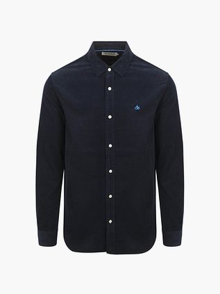Scotch and Soda Camisa De Pana Azul Marino
