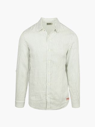 Scotch and Soda Linnen Hemd Streep Wit