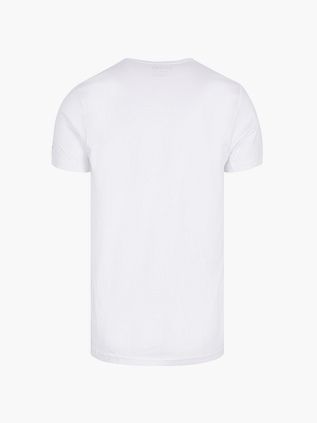 Slater 2er-Pack Basic Fit T-shirt V-Ausschnitt Weiß