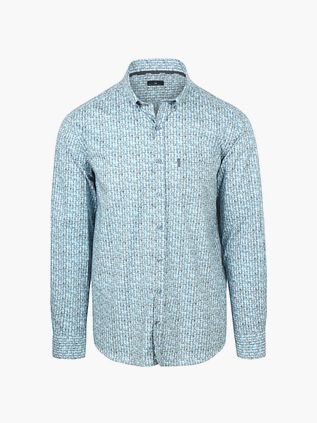 State Of Art Skjorte Poplin Dandelion Blå