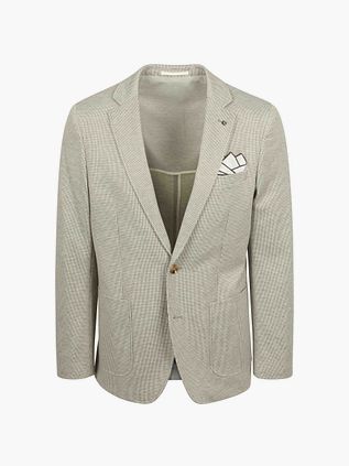 Suitable Kavaj Fame Houndstooth Oliv