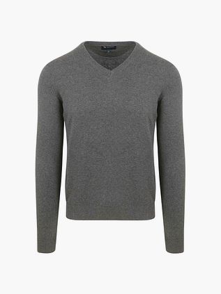 Suitable Respect Vinir Pullover mélange antracite