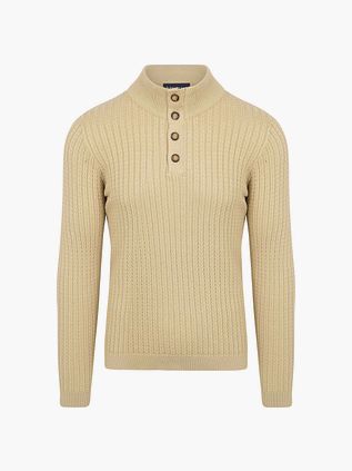 Sweter Suitable Camock w kolorze beżowym