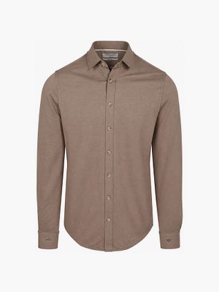 Cast Iron Camisa Twill Jersey Walnut