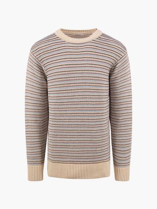 KnowledgeCotton Apparel Sweater Striber Multifarvet