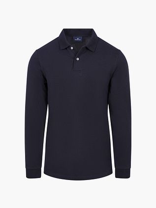 Koszulka polo Steppin' Out piqué z długim rękawem w kolorze granatowym