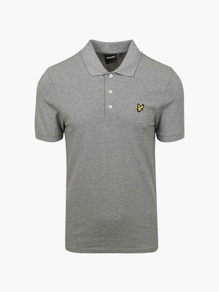 Lyle and Scott gładka koszulka Polo szara