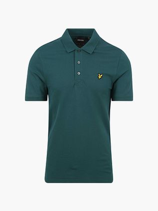 Polo Lyle and Scott tinta unita verde scuro
