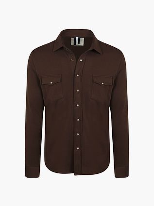 Profuomo Overshirt Western Dark Brown