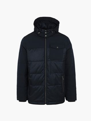 State Of Art Jakke med Brystlomme i Mørkeblå