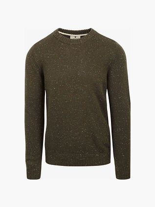 Anerkjendt Trøje Yarn Lamuld Grøn Melange