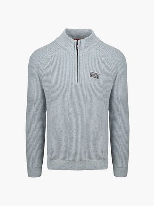 Jersey NZA Half Zip Drake en azul claro