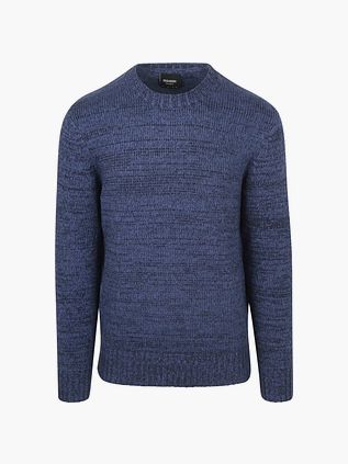 Lyle & Scott Pullover i Melange Mørkeblå