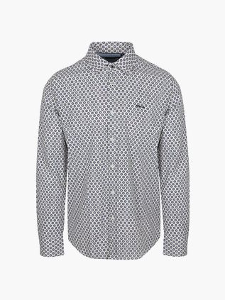 NZA Skjorte Jaden i Linnedmix Blå