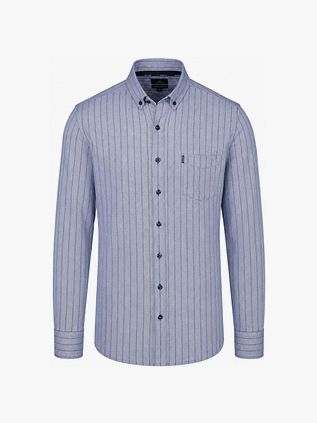 State of Art Skjorte Stribet Navy