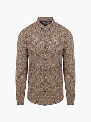 Camisa Scotch and Soda con estampado beige
